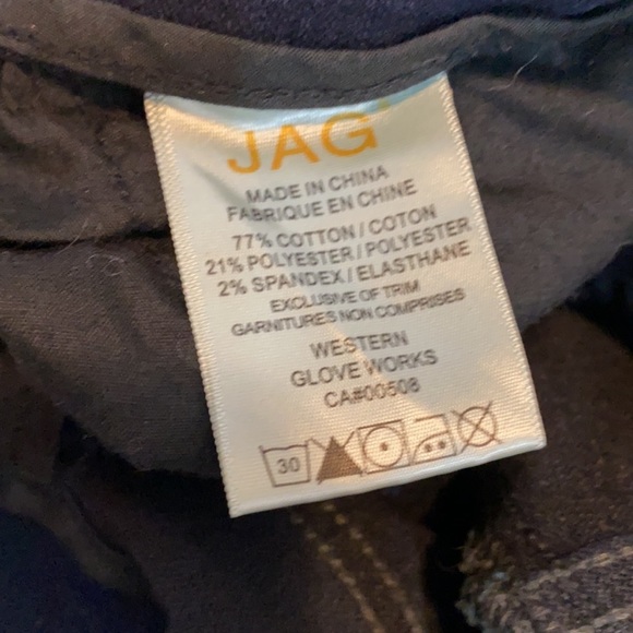 Jag Jeans High Rise Pull On Straight Jeans - Picture 5 of 6